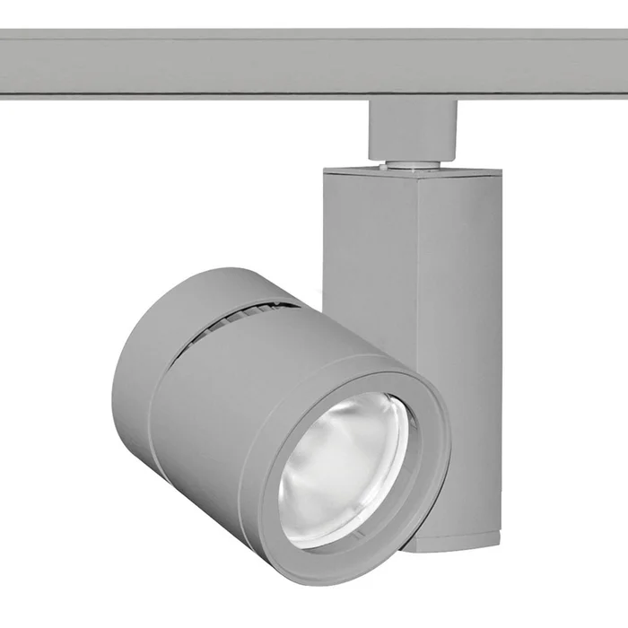 Juno Lighting T387L G2 40K 90CRI PDIM NFL SL 46W Vertical LED Cylinder, Phase Dimmable, 4000K, 90 CRI, Narrow Flood Beam, Silver