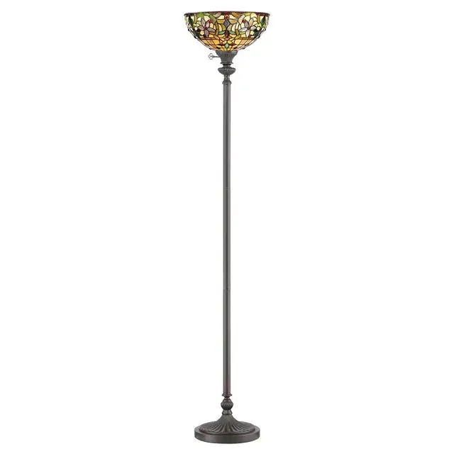 Kami Vintage Bronze Tiffany Floor Lamp