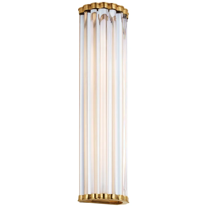 Kean LED Wall Sconce, Antique-Burnished Brass