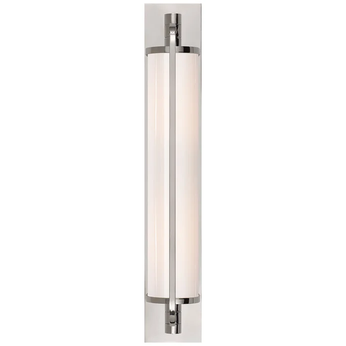 Keeley Two Light Wall Sconce, Polished Nickel