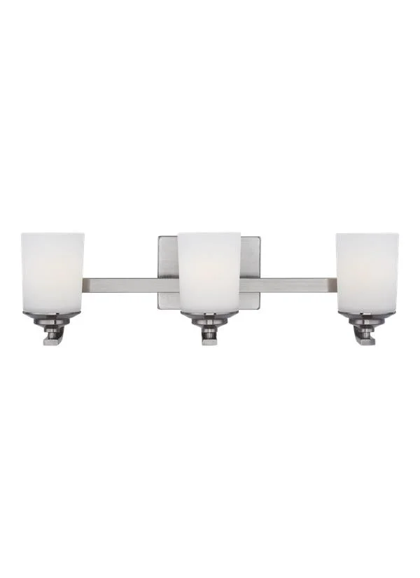 Kemal Collection – Three Light Wall / Bath | Finish: Brushed Nickel – 4430703EN3-962