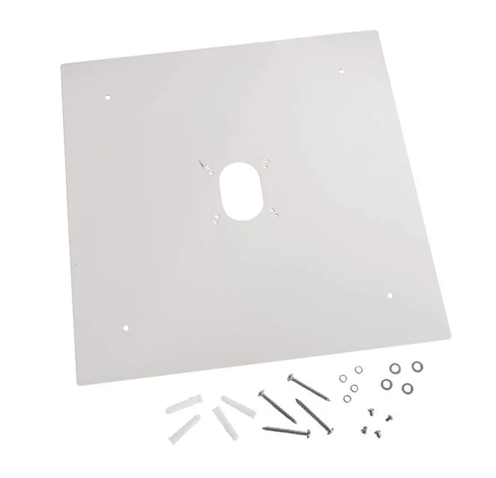 Keystone KT-CLED-BP-15-W Mounting Back Plate for Canopy Fixtures, White