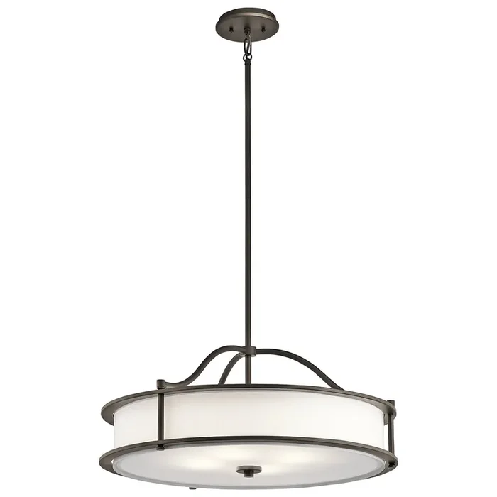 Kichler KL-EMORY-P-M-OZ Emory 3 Light Bronze Medium Pendant/Semi-Flush Ceiling Light