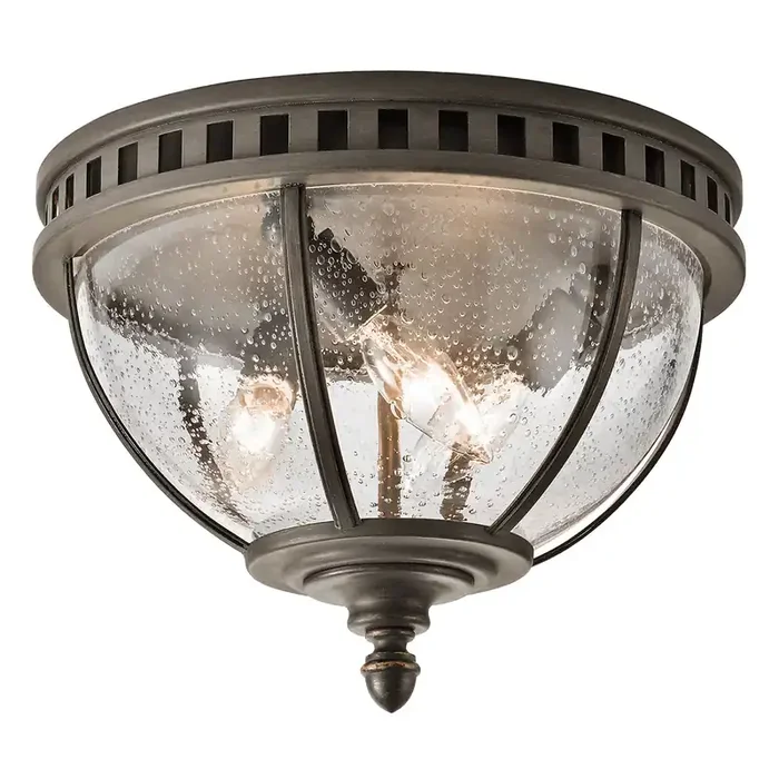 Kichler KL-HALLERON-F Halleron Londonderry Flush Porch Light