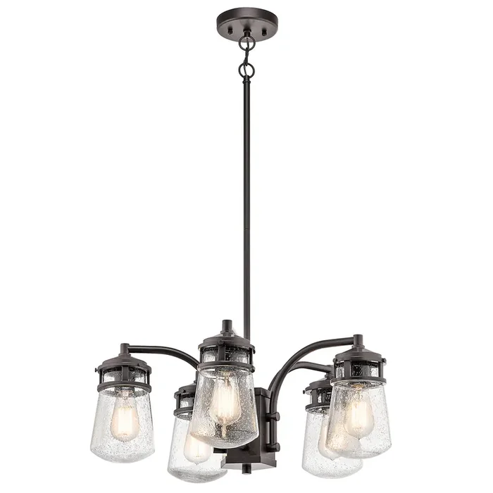 Kichler KL-LYNDON-5P-AZ Lyndon Bronze Outdoor Chandelier