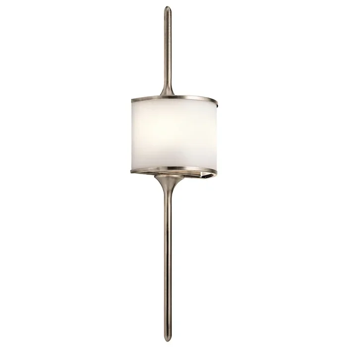 Kichler KL-MONA-L-CLP Mona 2 Light Pewter Large Wall Light
