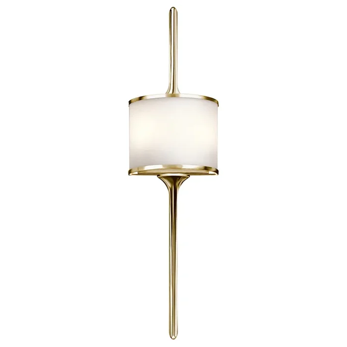 Kichler KL-MONA-L-PB Mona 2 Light Polished Brass Large Wall Light