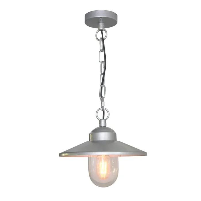 Kichler KLAMPENBORG8 Klampenborg Metallic Silver Chain Porch Light
