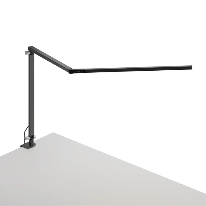 Koncept AR3000-CD-MBK-CLP Z-Bar LED Desk Lamp, Metallic Black