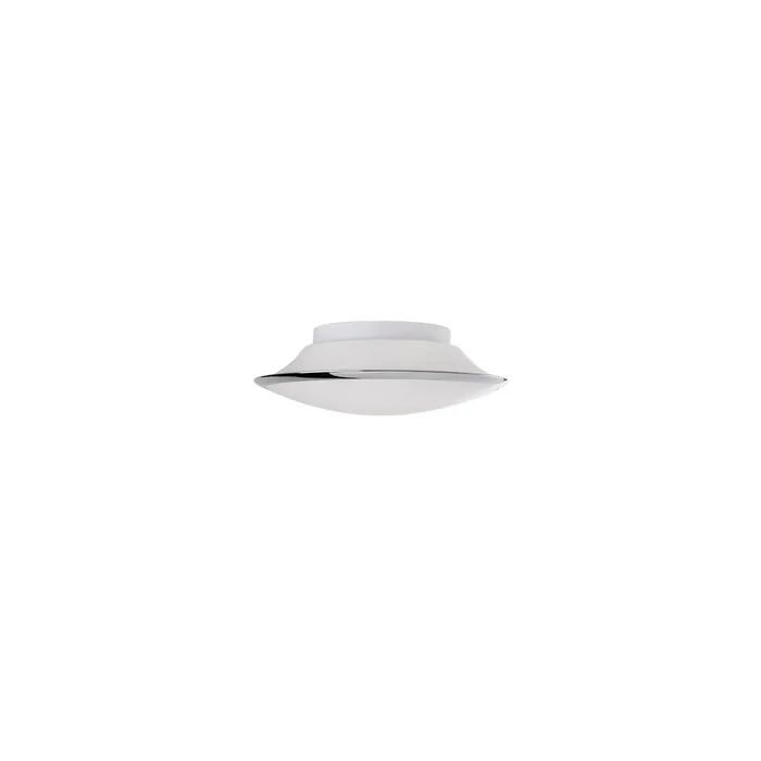 Kuzco LED 14 Inch Round Contemporary Retro Styled Flush Mount Ceiling Fixture FM12214-CH