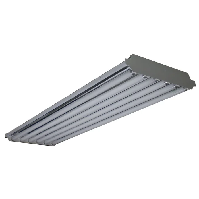 LA Lighting Baylighter HBN200-6-4R-SR-2-4E8IH-UNV Series 15,365 Lumens 4 Foot Miniature Bi-Pin T8 Fluorescent High Bay Luminaire