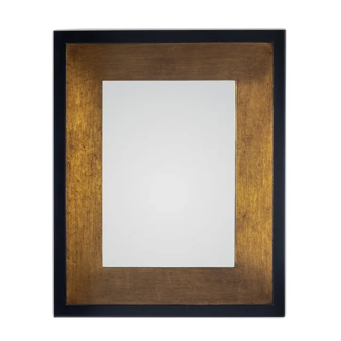 Laura Ashley Cara Large Rectangle Mottled Bronze Mirror 114 x 94cm • LA3715723-Q