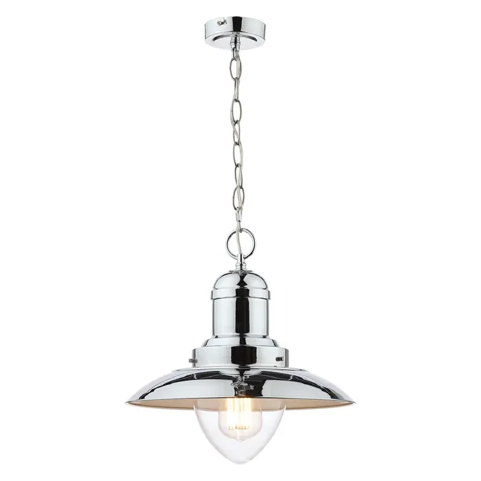 Laura Ashley Corbridge Pendant Polished Chrome • LA3727704-Q