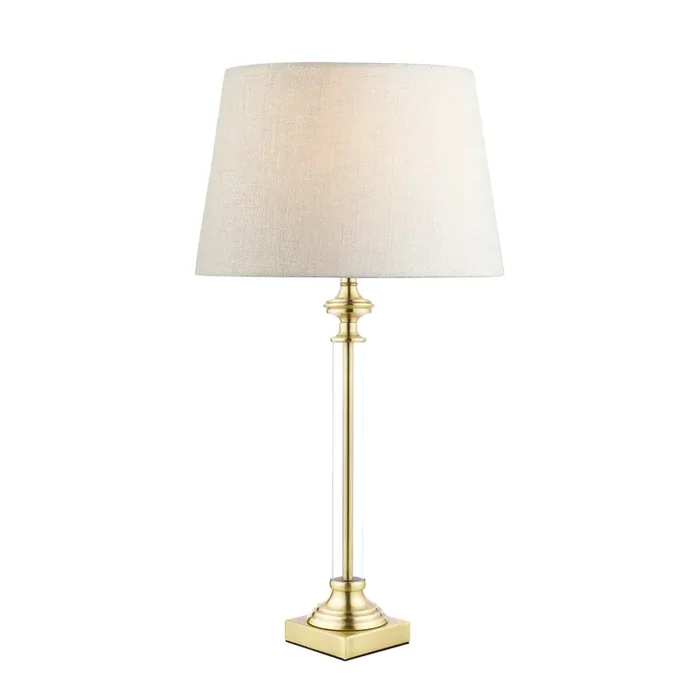 Laura Ashley Winston Table Lamp Antique Brass & Glass Base Only • LA3495491-Q
