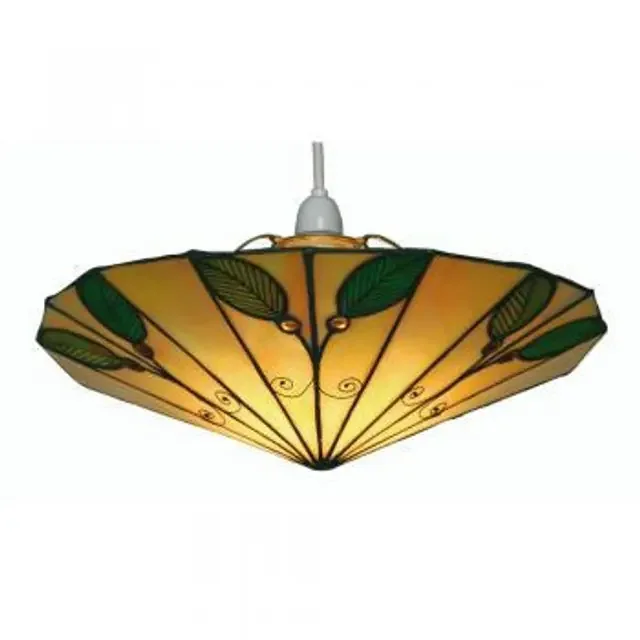 Leaf Non Electric Tiffany Easy Fit Pendant Light