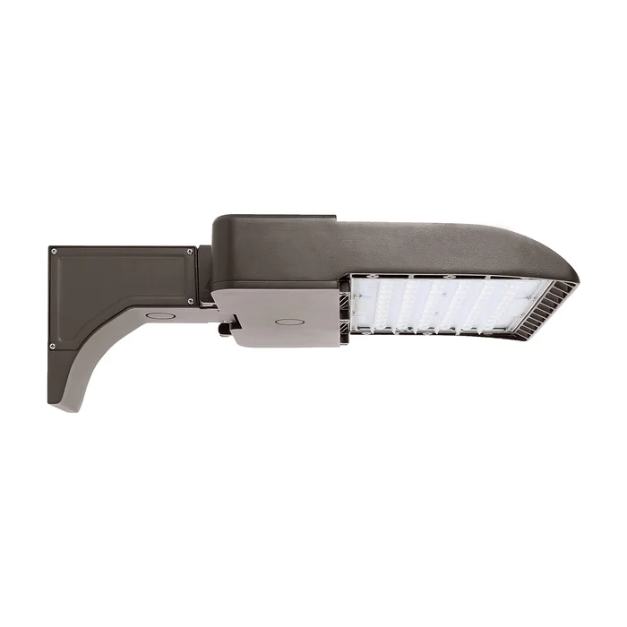 LED Area Light, 28,000 Lumens, 200W, 5000K, Type 3, 120-277V, Arm, Slip Fitter and Wall Mount Options