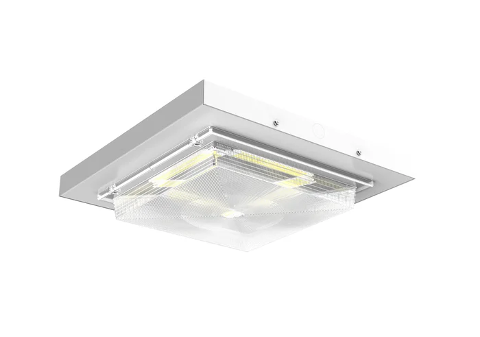 LED Canopy Light, 2800 Lumen Max, CCT and Wattage Selectable, 120-277V
