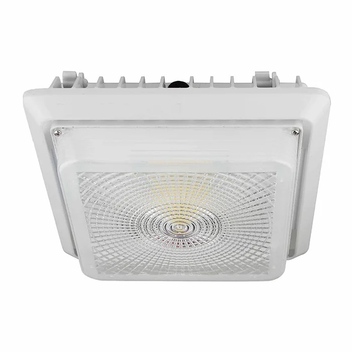 LED Canopy Light 55W, 7100 Lumens, 4000K or 5000K, 120-277V