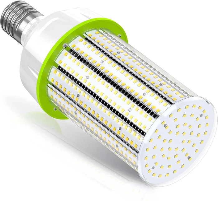 LED Corn Bulb, 100W, 15,000 lumens, 5000K, E39 Base, 100-277 VAC