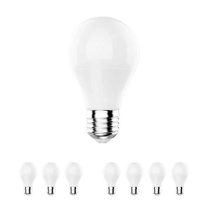 LED Light Bulbs A19 9.8W 4000K 800 Lumens 120V Dimmable E26 Base Damp Location Standard LED Bulbs – 8-PACK