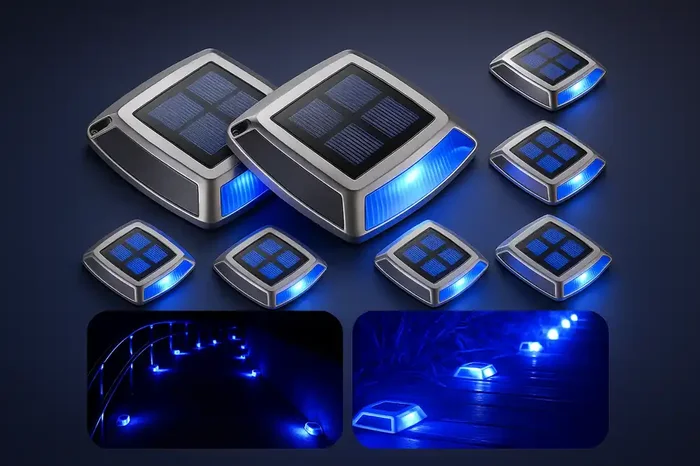 LED Outdoor Solar Deck Lights – 8-Pack Waterproof Fence