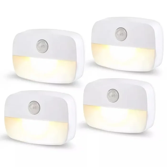 LED PIR Motion Sensor Wall Night Light – Waterproof & Battery Operated