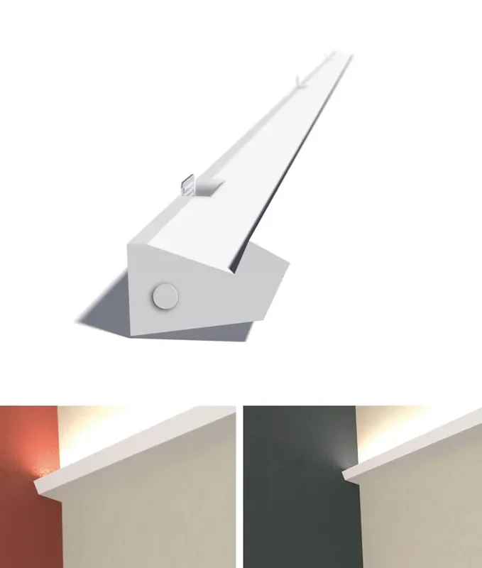 LED Plaster Cornice Uplight Architectural Feature Light – Ligne