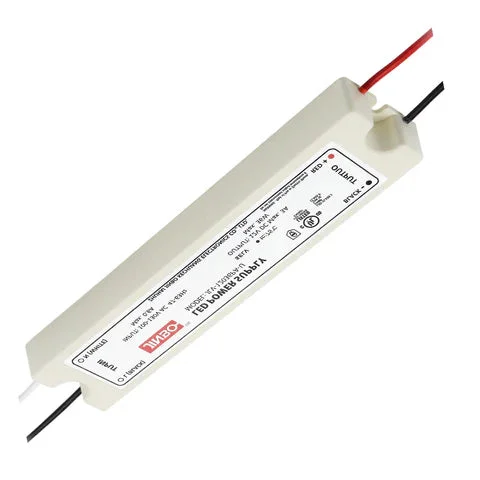 LED Power Supply – 36W – 12V DC – IP65 Waterproof – JLV-120 PA-U – UL Listed