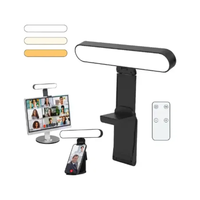 LED Video Conference Light – 3 Colour Modes, 10 Brightness Levels, USB Powered – UK