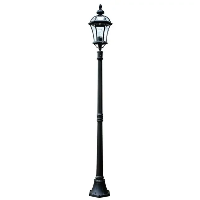 Ledbury Black IP44 Lamp Post Light