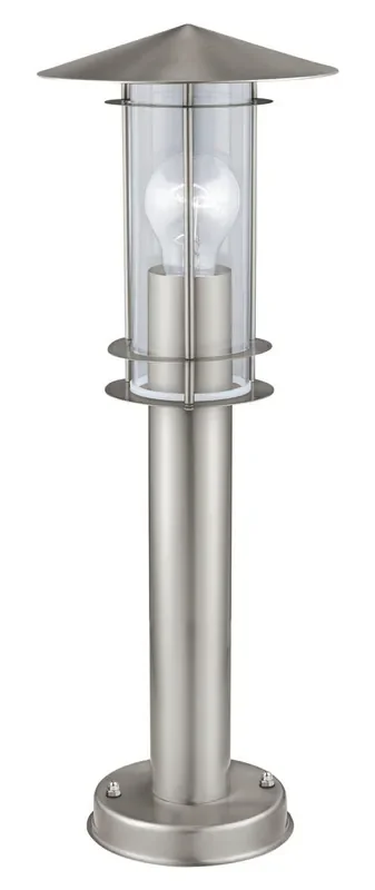Lisio Stainless Steel with Clear Glass 50cm IP44 Bollard
