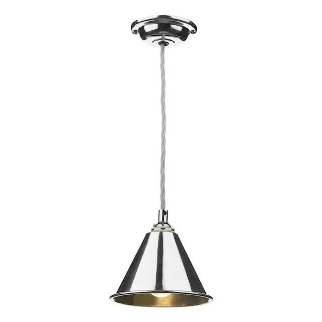 London Polished Chrome Single Pendant Light