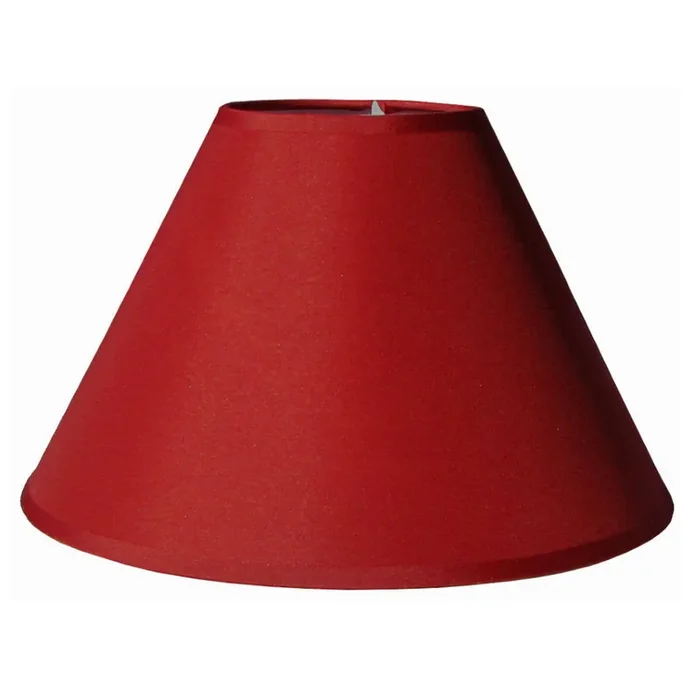 Loxton PMPC12BU Burgundy 12″ Taped Edge Vintage Coolie Cotton Fabric Lampshade