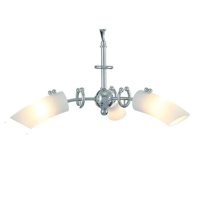 Lucia Pendant 3 Light G9 Polished Chrome/Frosted Glass (Diyas IL20231)