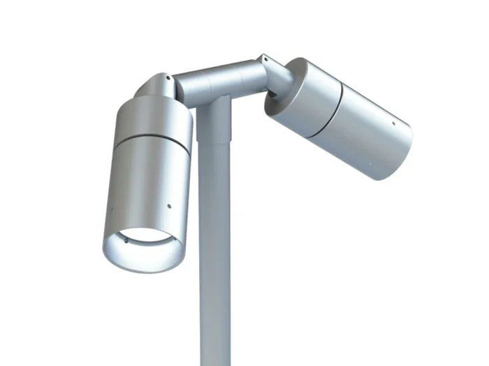 Lumiere 206-2-8LED2710-12-NCP Cambria LED Two Head Pathway Light, 8W LED, 2700K, Spot 10 Degree Beam Angle, Natural Copper