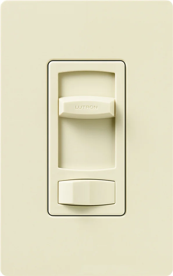 Lutron CTCL-153P-AL Skylark Contour LED+ Dimmer, 150W LEF/CFL, 600W Incandescent Halogen, Almond