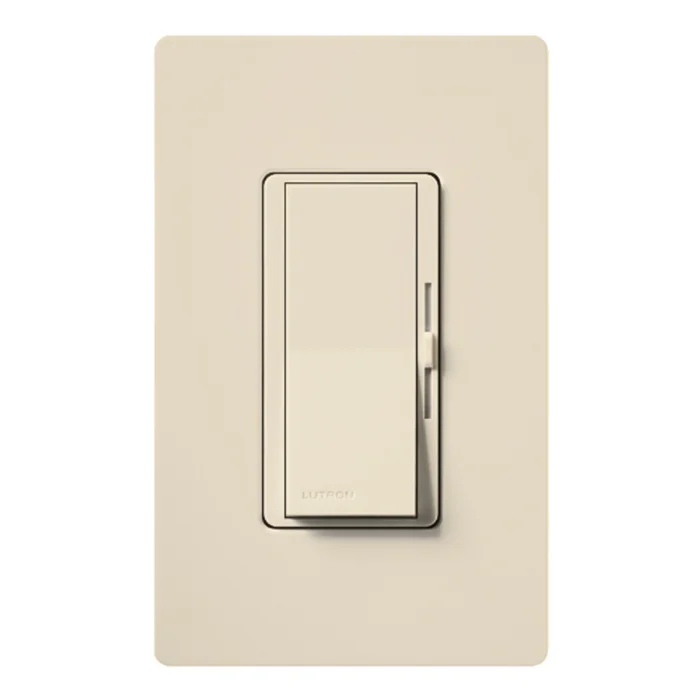 Lutron DVELV-303P-LA Diva Dimmer, 3-Way, 300W Electronic Low Voltage, Light Almond
