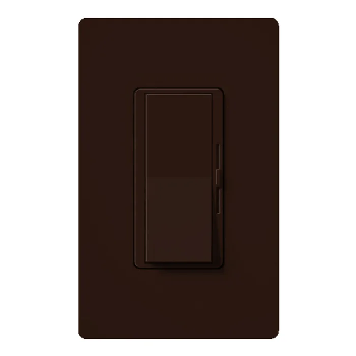 Lutron DVLV-103P-BR Diva Dimmer, 3-Way, 1000VA (800W) Magnetic Low Voltage, Brown