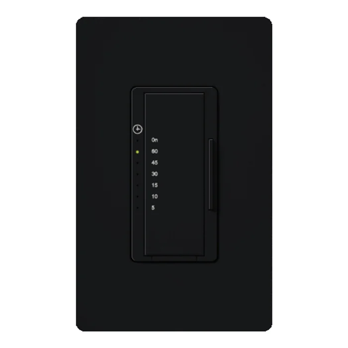 Lutron MA-T51MN-MN Maestro Satin Countdown Timer Control Switch, 5-60 Minutes, 5A Light, 3A Fan, Midnight
