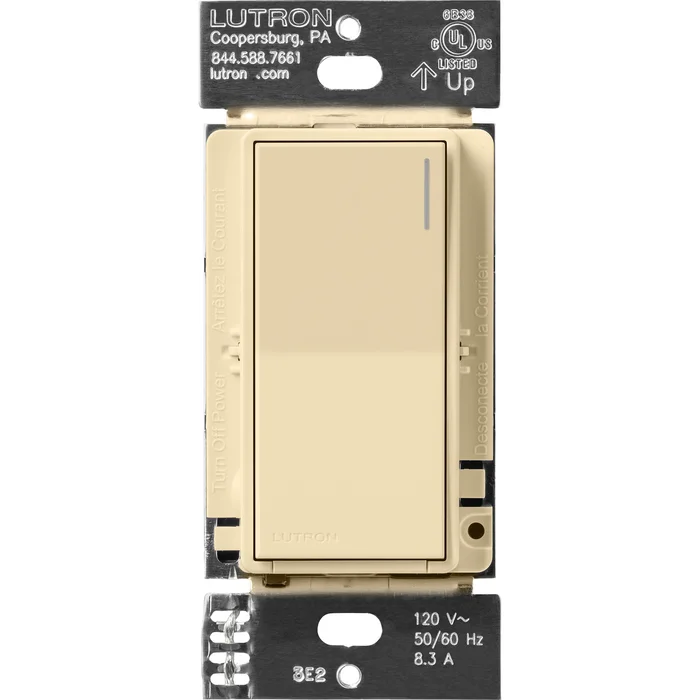 Lutron RRST-RS-IV RadioRA 3 Sunnata RF Companion Switch, 120V, Ivory