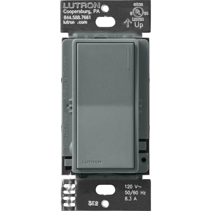 Lutron RRST-RS-SL RadioRA 3 Sunnata RF Companion Switch, 120V, Slate