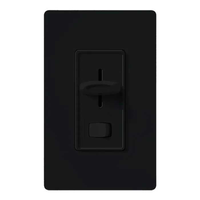 Lutron SF-103P-BL Skylark Dimmer with On/Off Switch, 3-Way, 120V, 8A 3-Wire LED Driver/Fluorescent Ballast, Black
