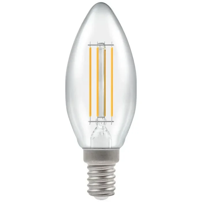 Luxram 40w Equivalent Dimmable Filament LED Candle Bulb (470lm)