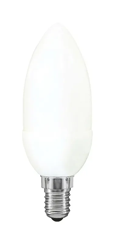 Luxram Extra Mini Supreme Candle E14 7W Natural White 4000K Compact Fluorescent • 509814072