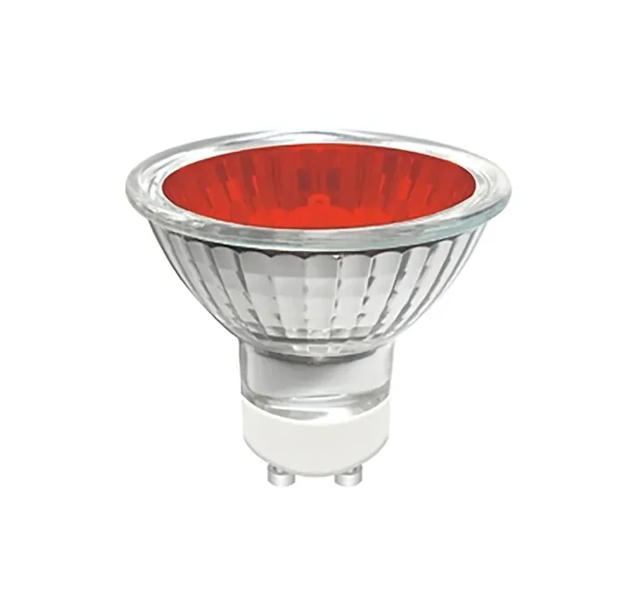 Luxram GU10 Aluminium 20W Red 50° Halogen • 147550201
