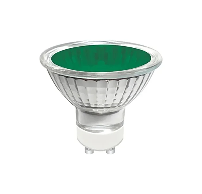 Luxram GU10 Aluminium 50W Green 50° Halogen • 147550504