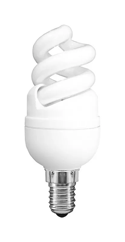 Luxram Super Mini Supreme Spiral E14 9W Natural White 4000K Compact Fluorescent • 587814092