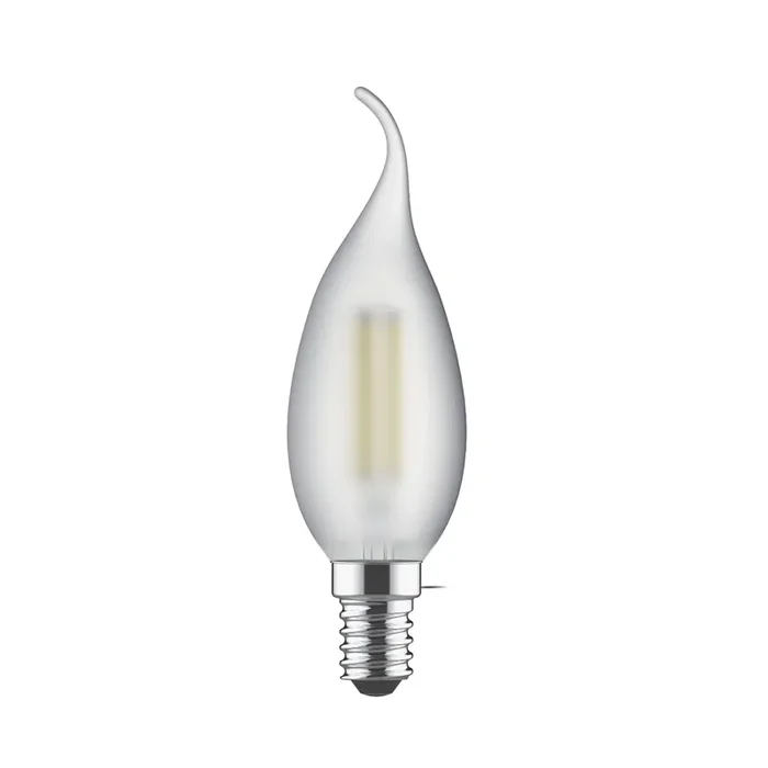 Luxram Value Classic LED Candle Tip E14 4W Warm White 2700K, 470lm, Frosted Finish • 763433133