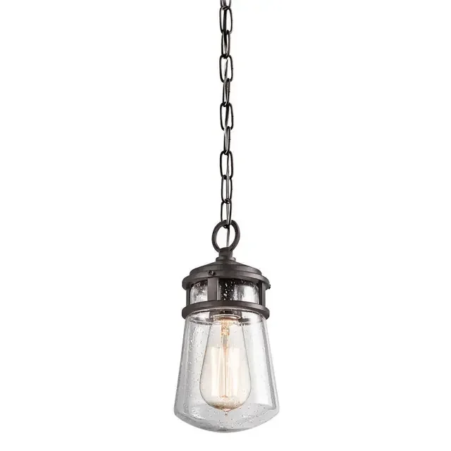 Lyndon Architectural Bronze IP44 Pendant Light