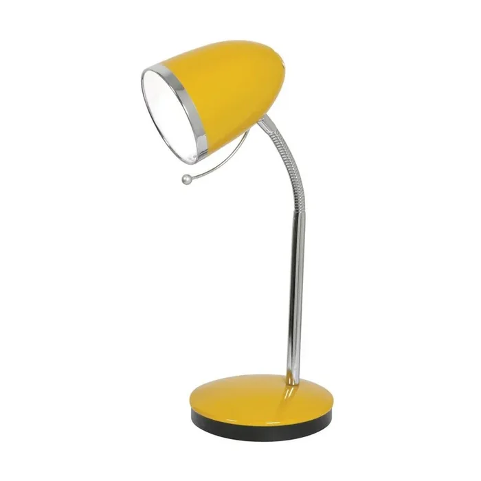 Madison Yellow Modern Flexible Head Table Desk Lamp